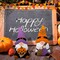 2 Pack Halloween Ready to Paint Your Own Gnome Statues, 4 Spider Web Pumpkin
